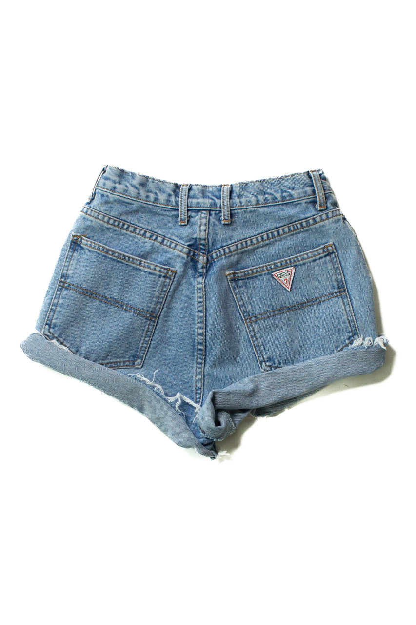 Vintage Guess Cutoff Denim Shorts (sz. 28)