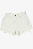 Vintage White Lee Riders Cutoff Shorts (Sz. 6)