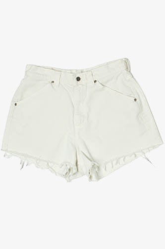 Vintage White Lee Riders Cutoff Shorts (Sz. 6)