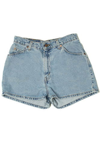 Vintage 1990's Levi's 912 Orange Tab Denim Cutoff Shorts (Sz. 11)