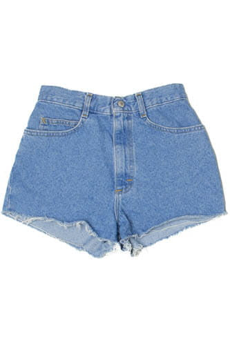 Vintage 1990's Lee Denim Cutoff Shorts (Sz. 00)