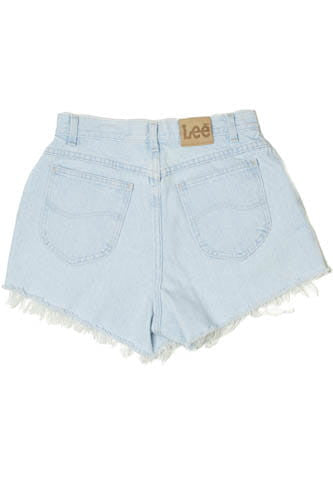 Vintage 1990 Lee Denim Cutoff Shorts (Sz. 8)