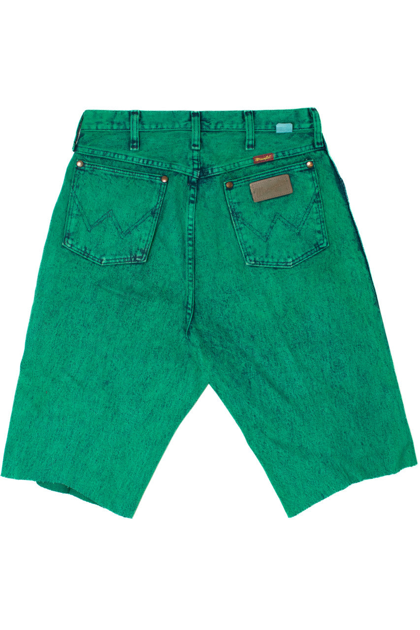 Vintage Wrangler Overdyed Acid Wash Shorts (Sz. 30)