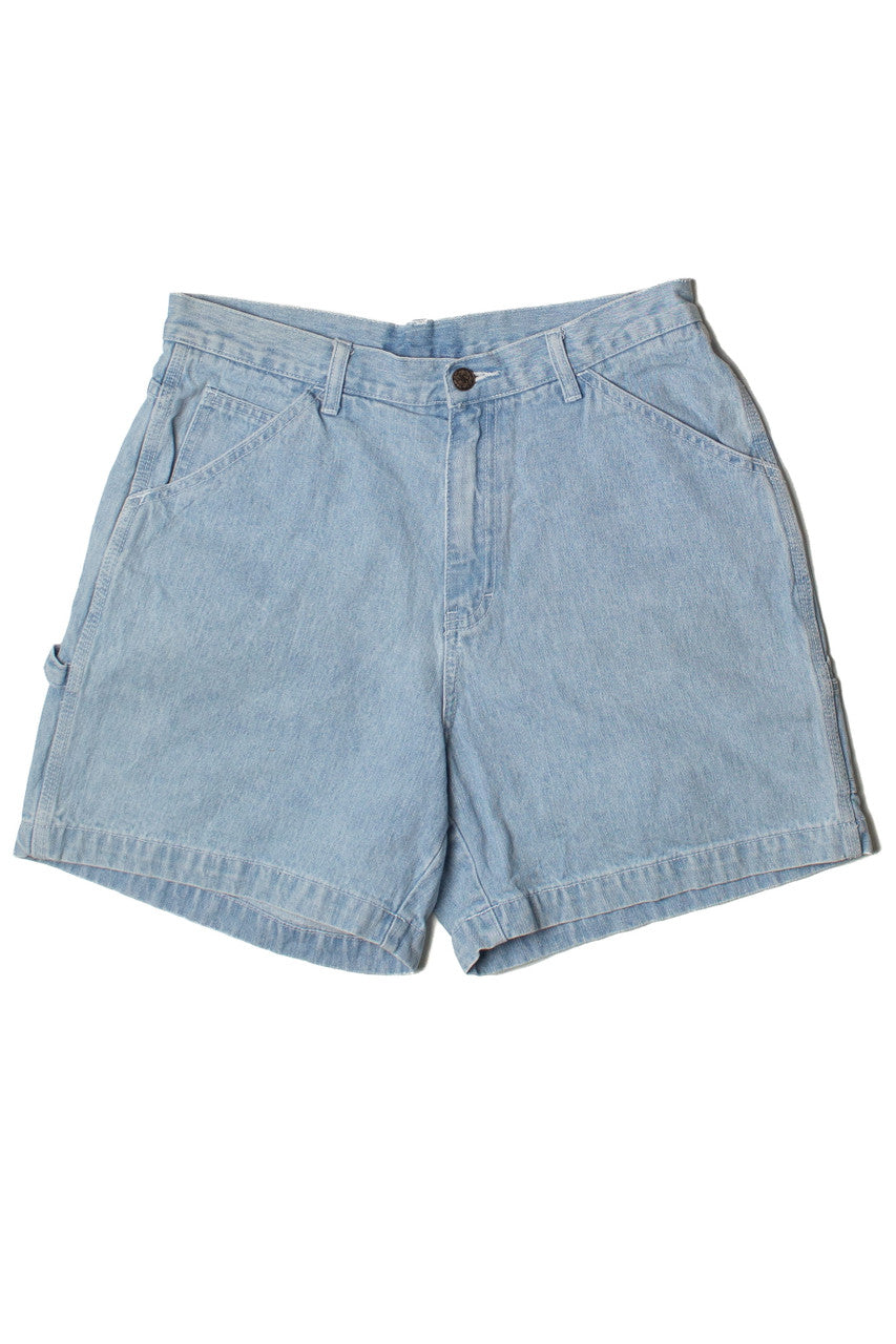 Light Wash Denim Carpenter Shorts