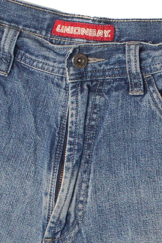 Vintage Union Bay Medium Wash Denim Carpenter Shorts (1990s)