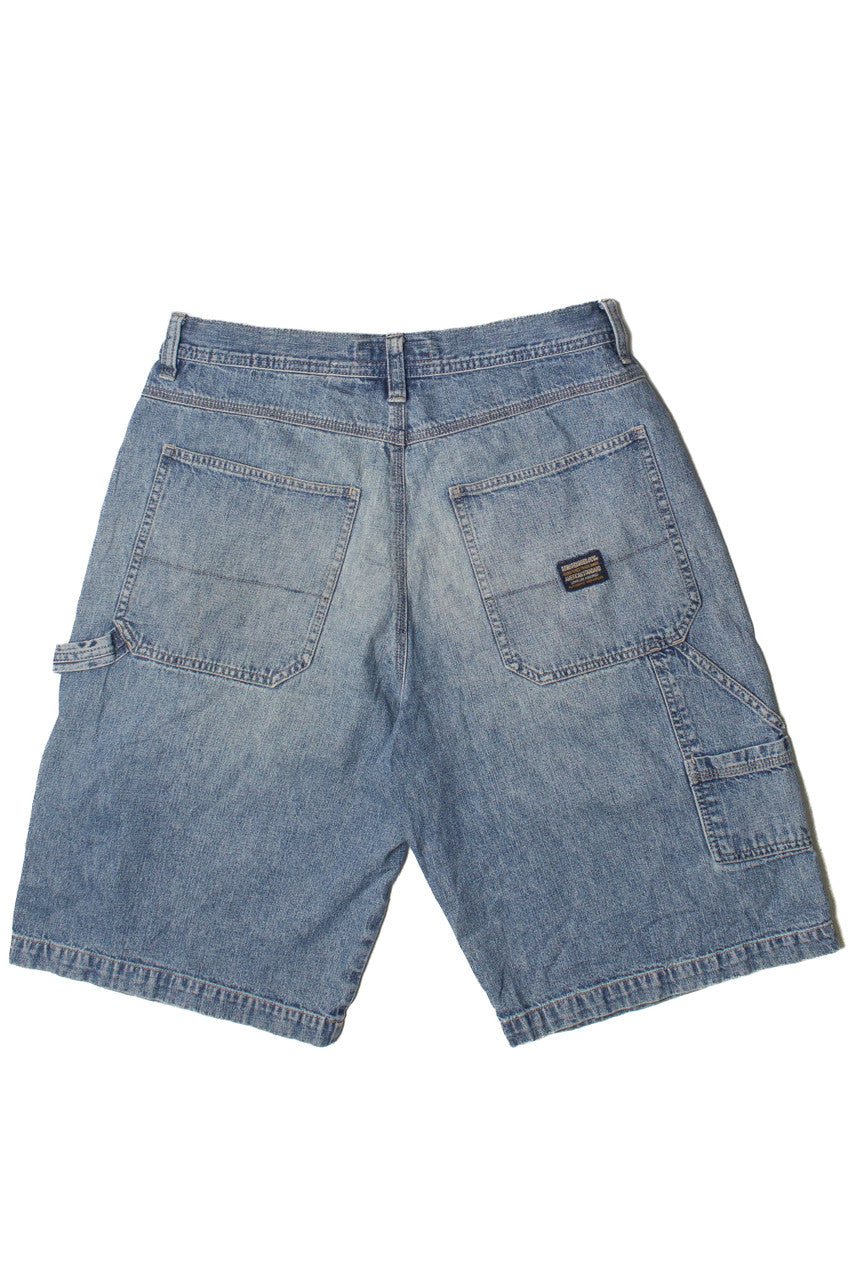 Vintage Union Bay Medium Wash Denim Carpenter Shorts (1990s)