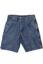 Medium Dark Wash Denim Wrangler Carpenter Shorts