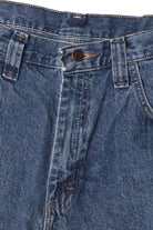 Medium Dark Wash Denim Wrangler Carpenter Shorts