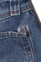 Medium Dark Wash Denim Wrangler Carpenter Shorts