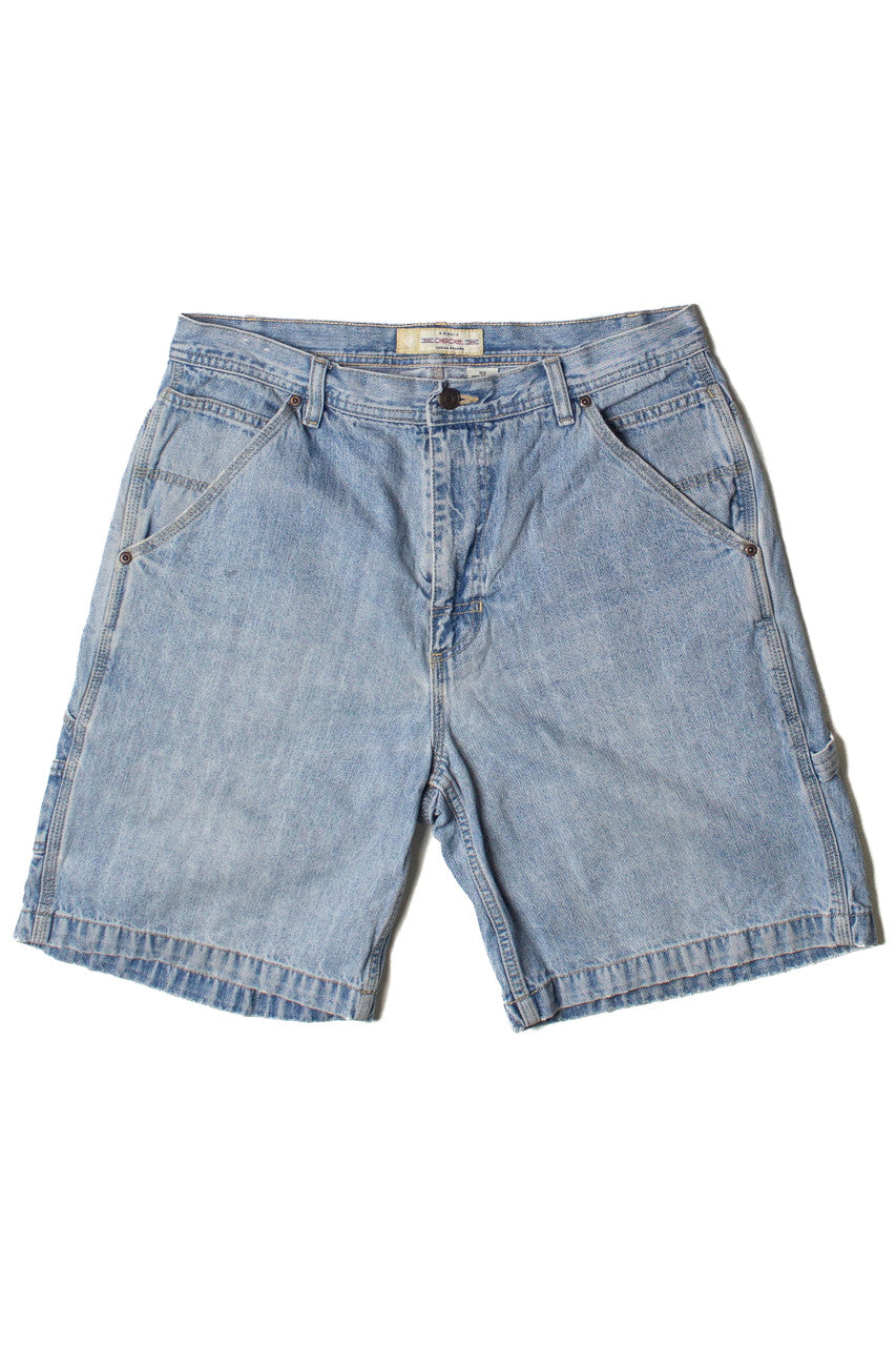 Vintage Light Wash Denim Cherokee Carpenter Shorts