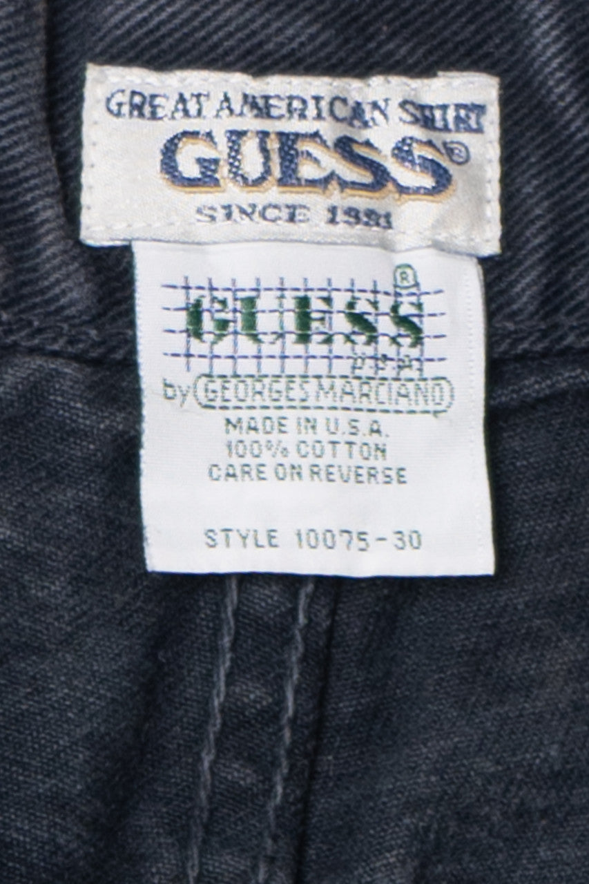 Vintage Guess Black Carpenter Shorts (1990s)
