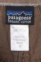 Vintage Patagonia Light Brown Plaid Cargo Shorts