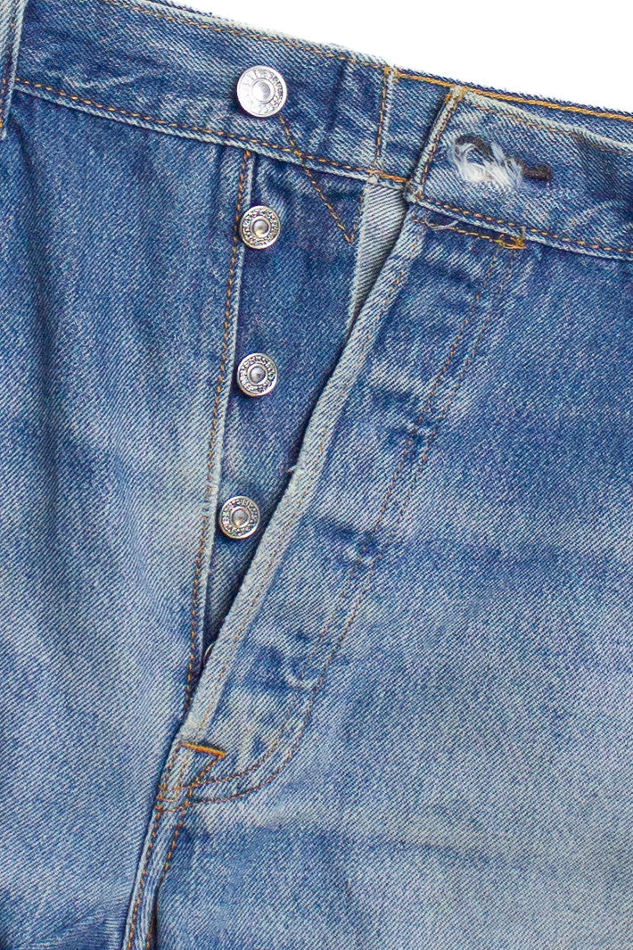 Vintage Levi's 501 Button Fly Cutoff Denim Shorts