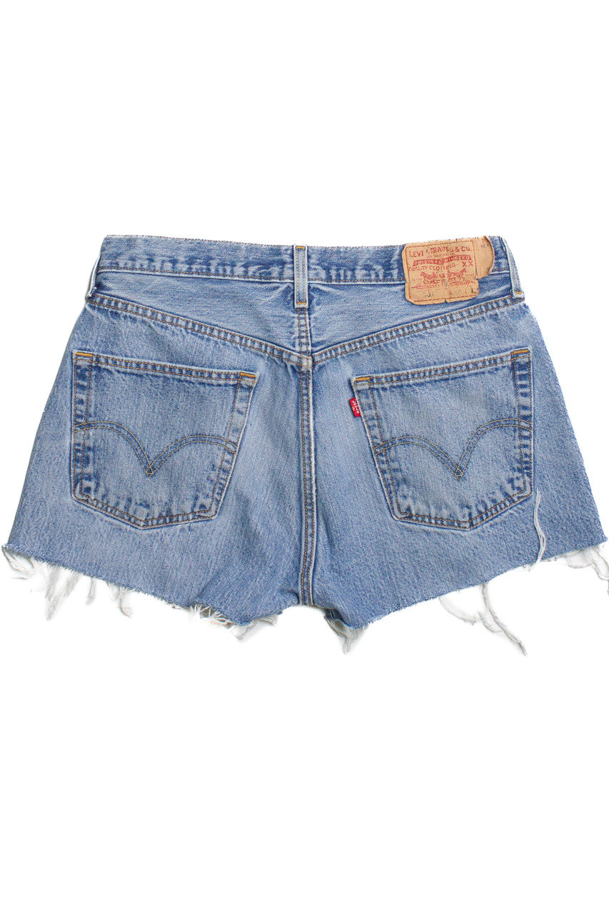 Vintage Levi's 501 Button Fly Cutoff Denim Shorts 1389