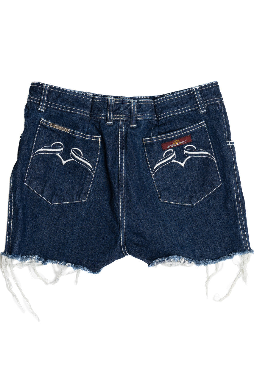 Vintage Jordache Dark Denim Cutoff Shorts