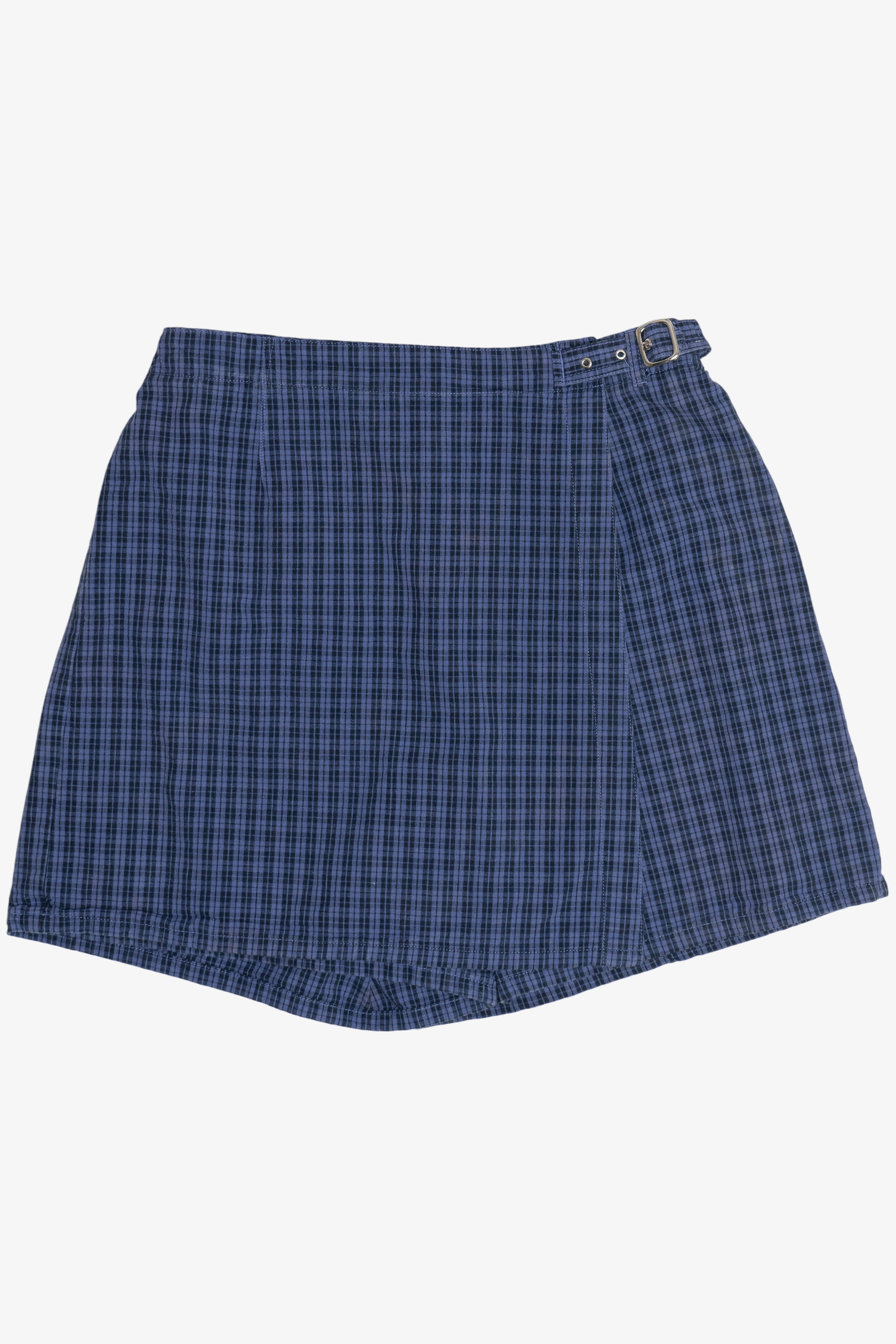 Vintage White Stag Plaid Mini Skort (1990s)