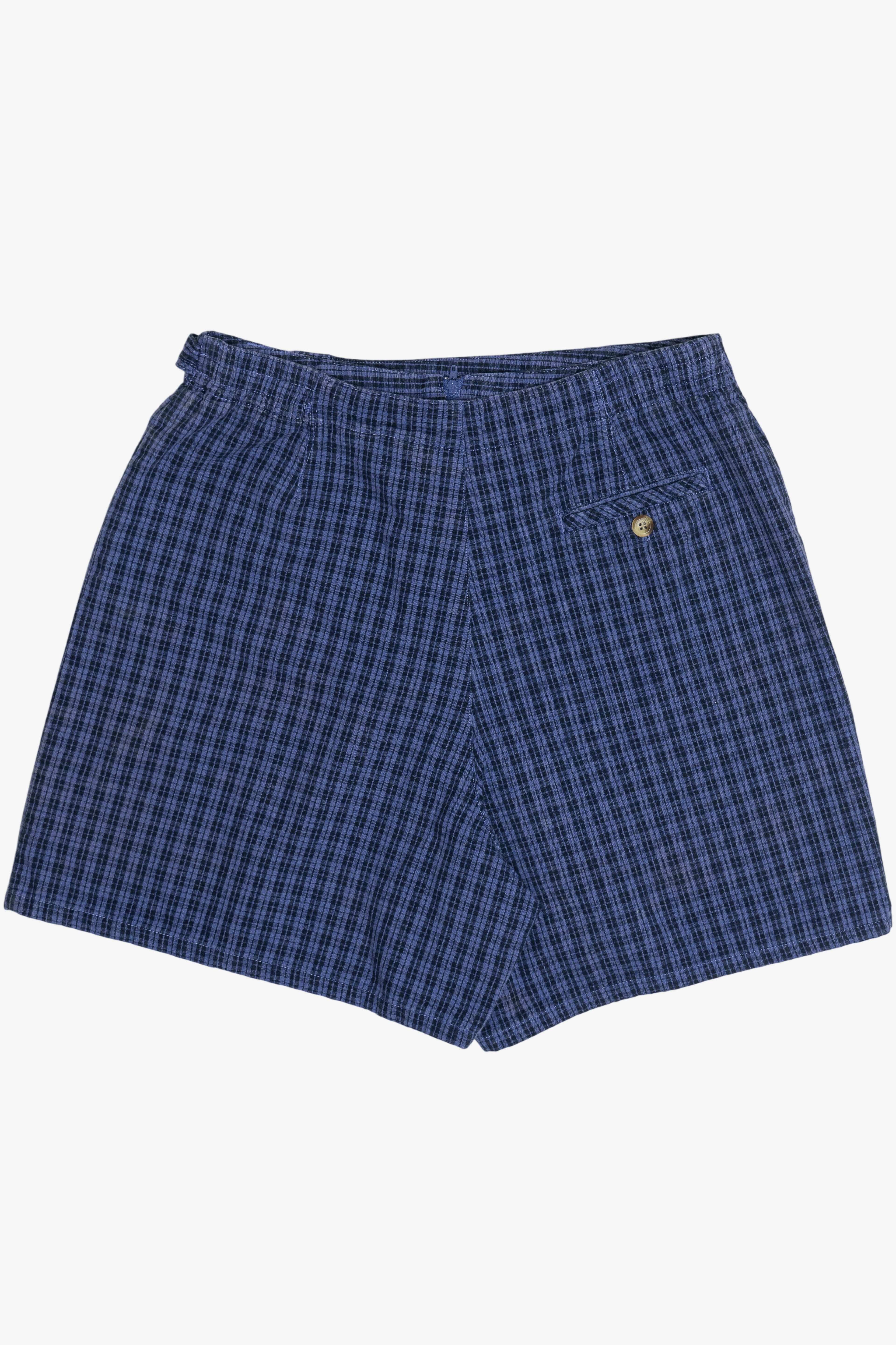Vintage White Stag Plaid Mini Skort (1990s)