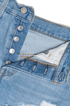 Levi's 501 Button Fly Denim Short Shorts 1441