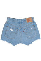 Levi's 501 Button Fly Denim Short Shorts 1441