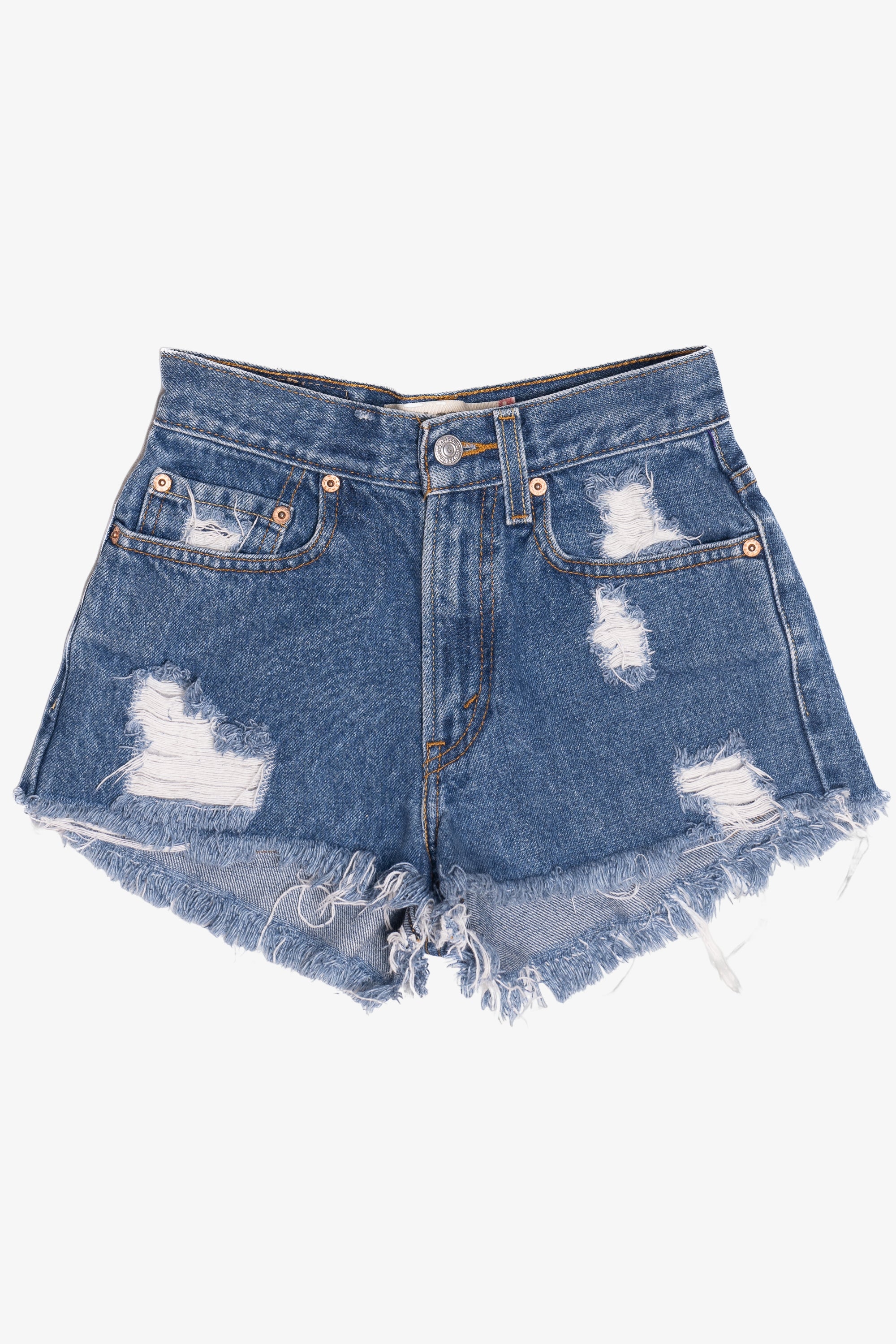 Vintage Levi's 569 Distressed Denim Short Shorts (2000s)