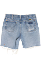 Vintage Wrangler Paint Splatter Distressed Shorts (1990s)