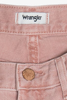 Wrangler Pink Earth Wash Festival Denim Shorts (2020s)