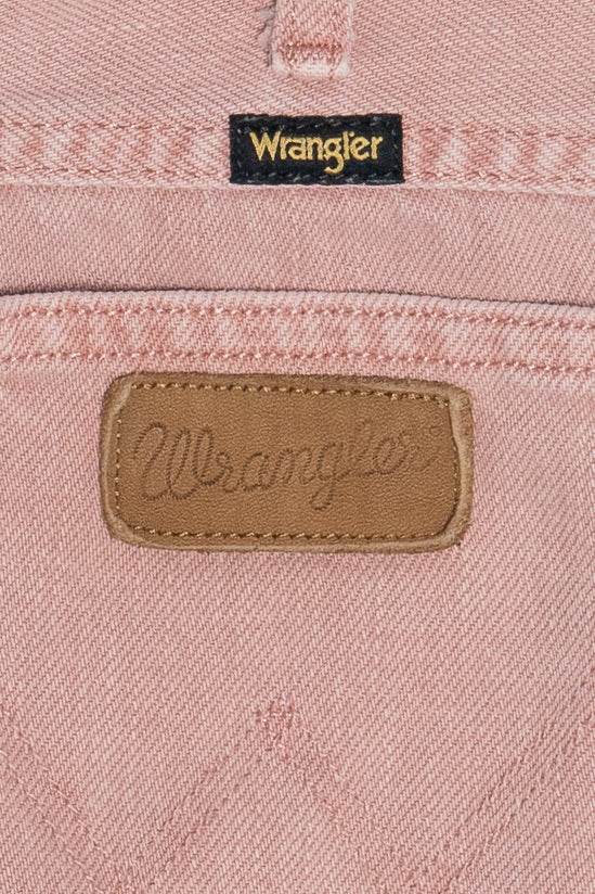 Wrangler Pink Earth Wash Festival Denim Shorts (2020s)