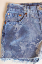 Blue Bleached Levi's Denim Cutoff Shorts (2010s)