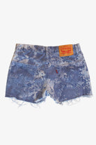 Blue Bleached Levi's Denim Cutoff Shorts (2010s)
