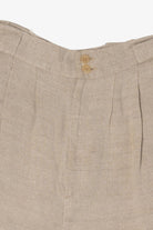 Vintage Collectible Gold Beige High Waisted Wide Leg Shorts (1980s)