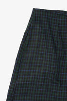 Vintage Navy Blue Plaid First Option Mini Skort (1990s)