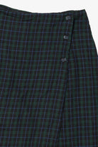 Vintage Navy Blue Plaid First Option Mini Skort (1990s)