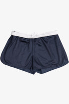 Champion "NAVY" Foldover Sports Mesh Short Shorts (2020s)