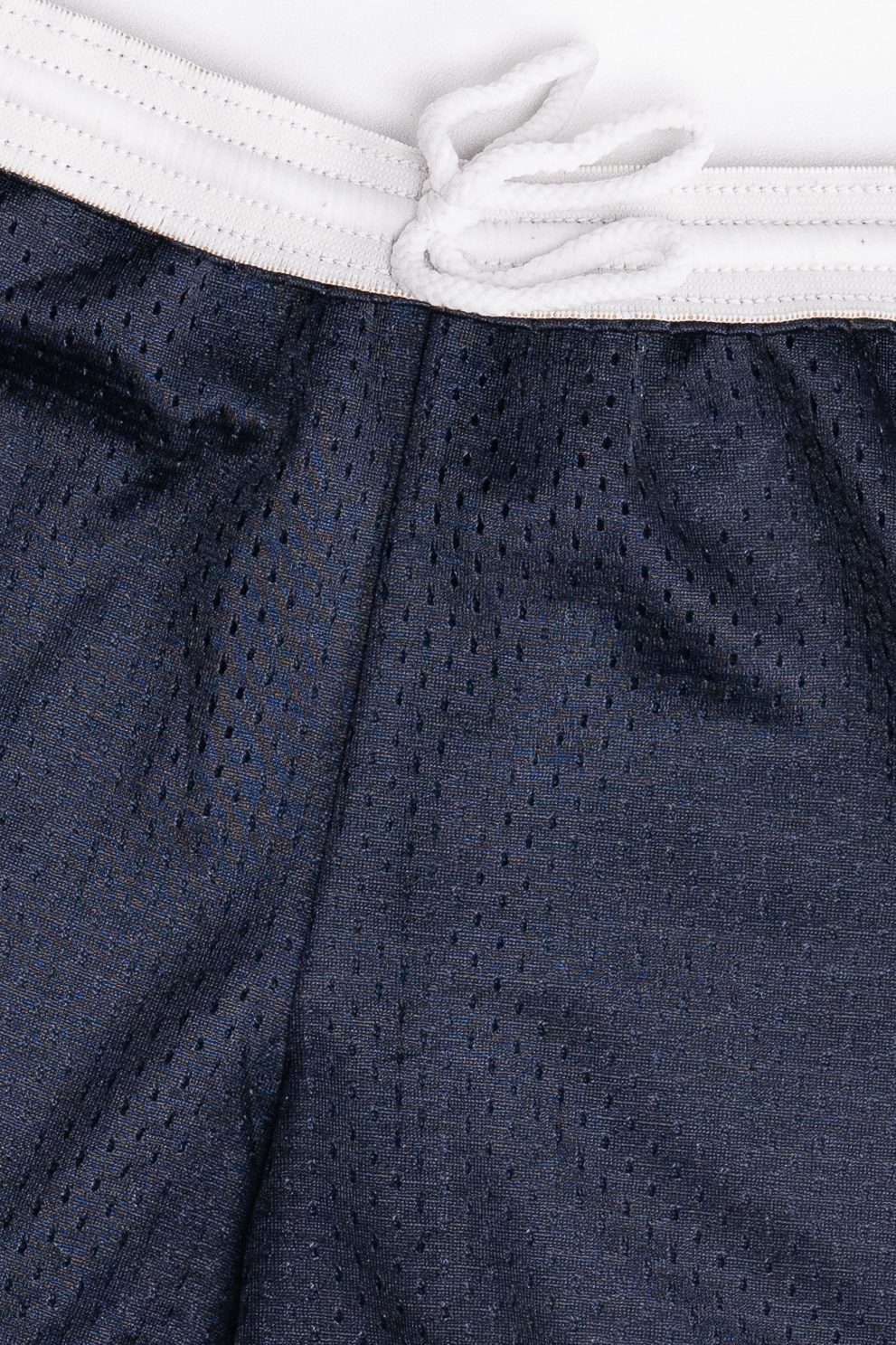 Champion "NAVY" Foldover Sports Mesh Short Shorts (2020s)