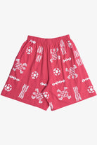 Cotton Fields by M. Mac Turtle Rock Print Pink Cotton Shorts (2010s)