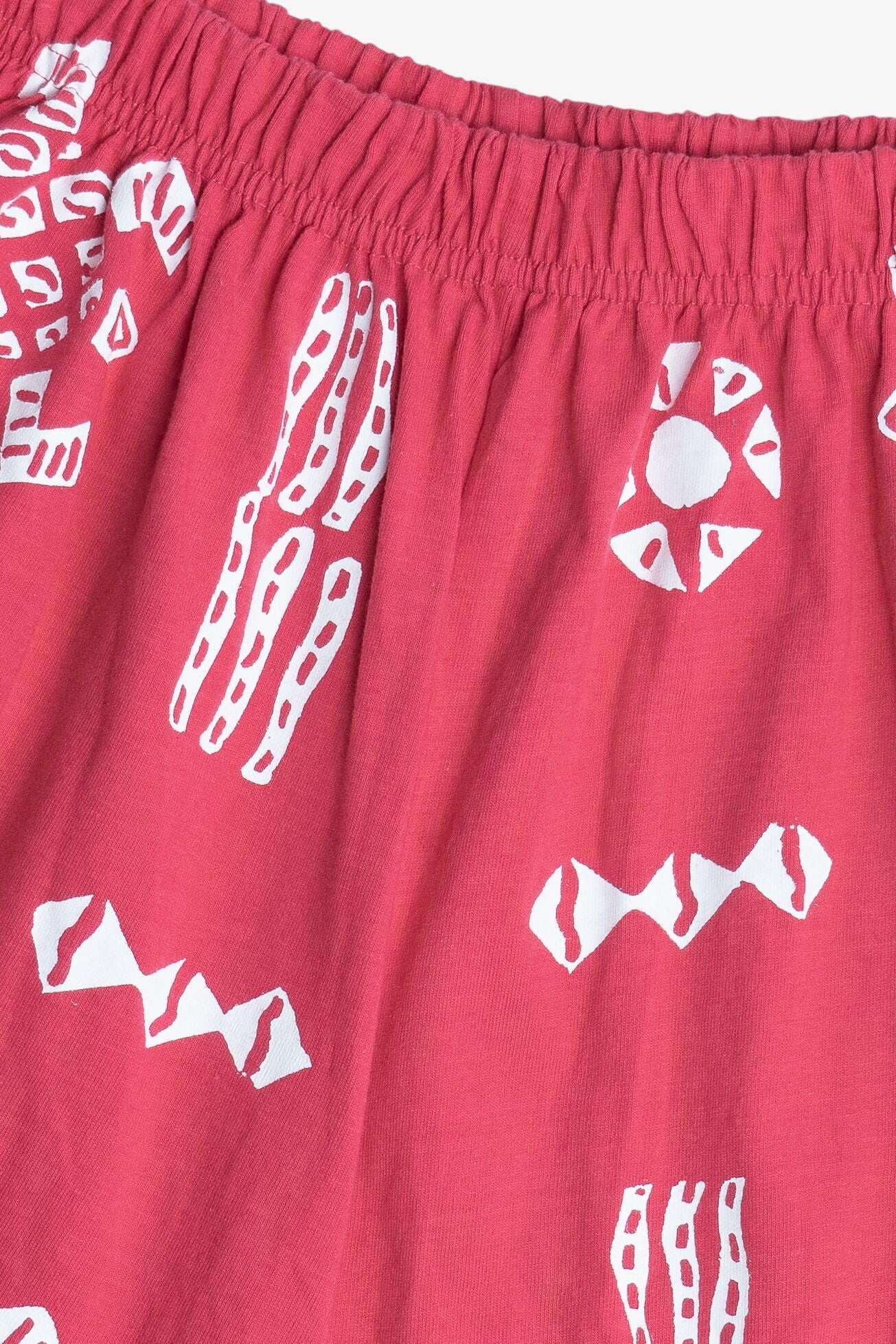 Cotton Fields by M. Mac Turtle Rock Print Pink Cotton Shorts (2010s)