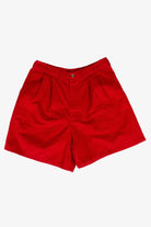 Vintage Red Pleated Shorts (1990s)