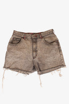 Vintage Lee Paisley Detail Denim Cutoff Shorts (1990s)