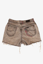 Vintage Lee Paisley Detail Denim Cutoff Shorts (1990s)