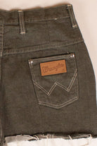 Vintage Misses Wrangler Cutoff Denim Shorts (1970s)
