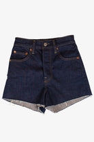 Vintage Pocket Fringe Levi's Cutoff Denim Shorts (2000s)