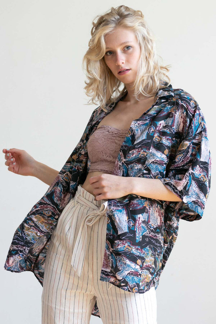 Vintage Silk Shirt 388