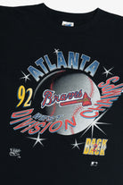 Vintage Atlanta Braves 1992 Back 2 Division Champs T-Shirt (1990s)