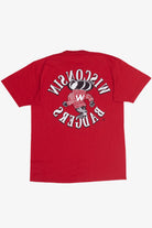 Vintage "Wisconsin Badgers" University Of Madison Mascot Front/Back Print T-Shirt (1990s)
