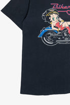 Vintage "Biker Betty" Betty Boop On A Motorcycle T-Shirt (1990s)