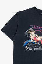 Vintage "Biker Betty" Betty Boop On A Motorcycle T-Shirt (1990s)