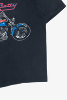 Vintage "Biker Betty" Betty Boop On A Motorcycle T-Shirt (1990s)