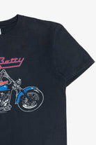 Vintage "Biker Betty" Betty Boop On A Motorcycle T-Shirt (1990s)