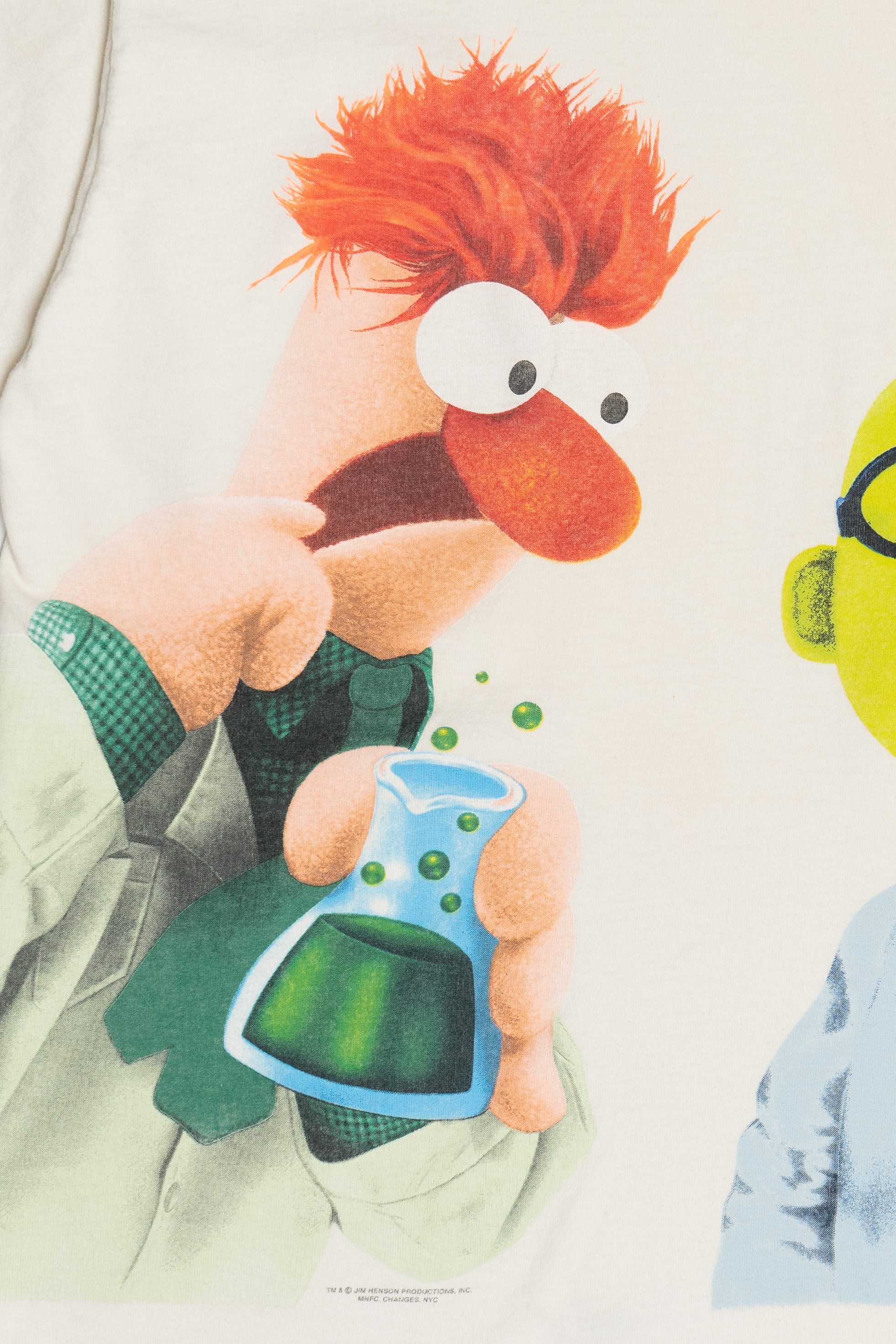 Vintage The Muppets Beaker & Dr. Bunsen Honeydew Jim Henson Single Stitch T-Shirt (1990s)