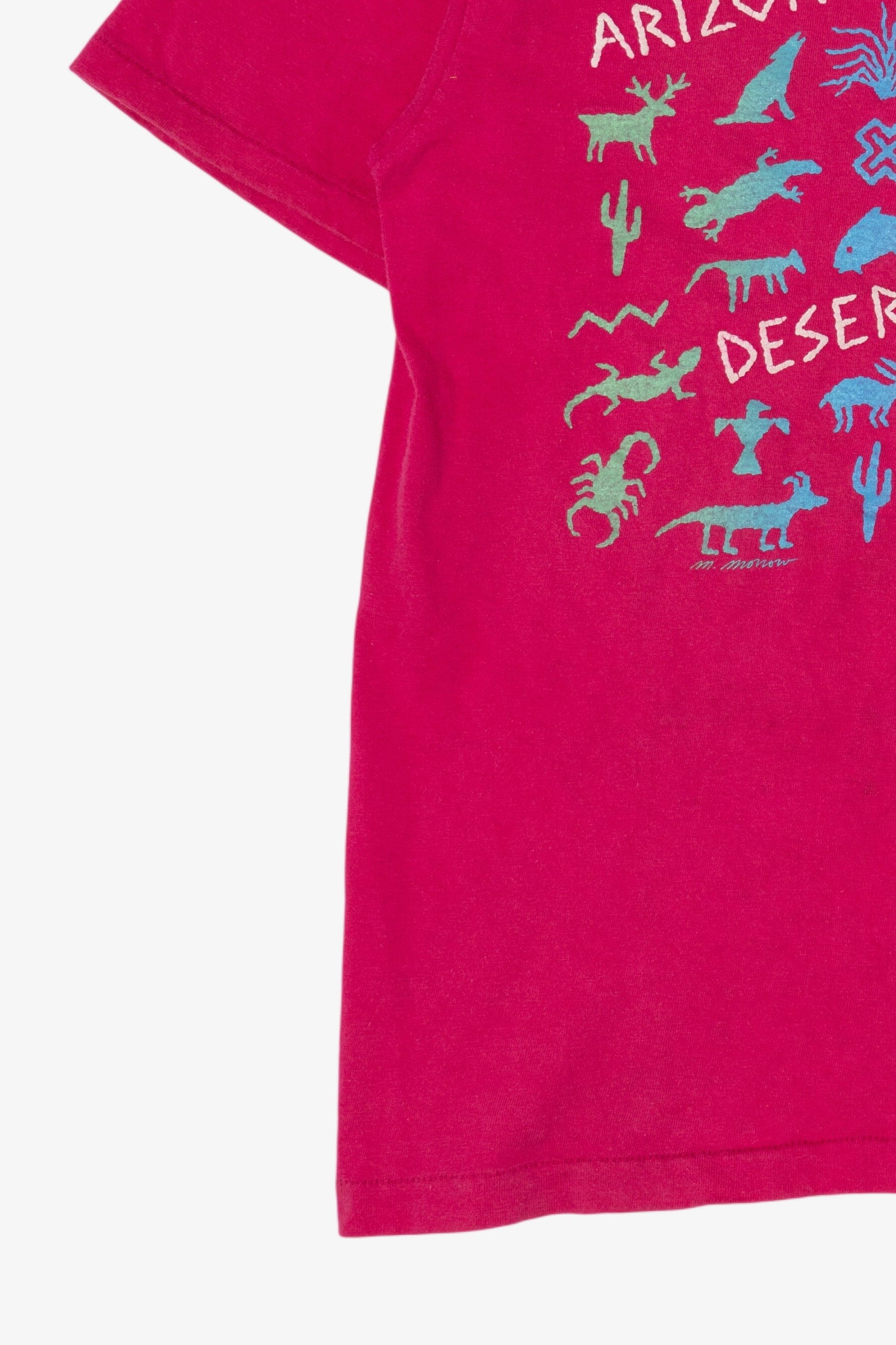 Vintage Pink Arizona Sonora Desert Museum Single Stitch T-Shirt (1980s)